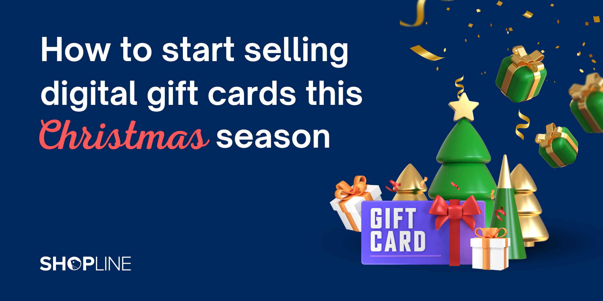 It's the Christmas season! Are you selling gift cards in your store