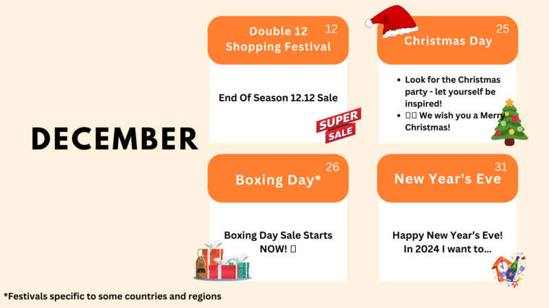 December 2023 Email Marketing Campaign Ideas