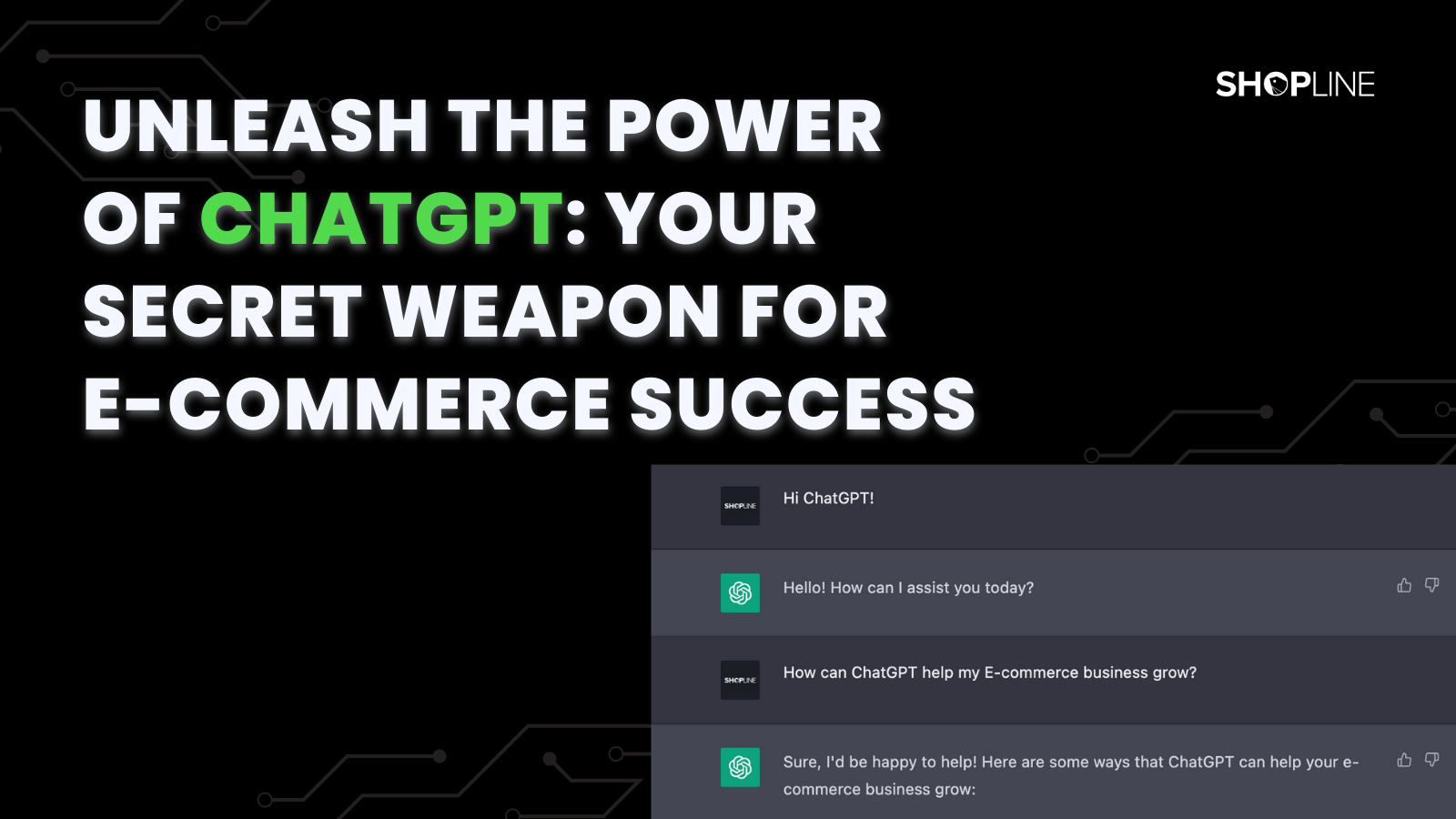 Unlocking the Power of AI - How ChatGPT Can Help Your E-commerce Business Grow